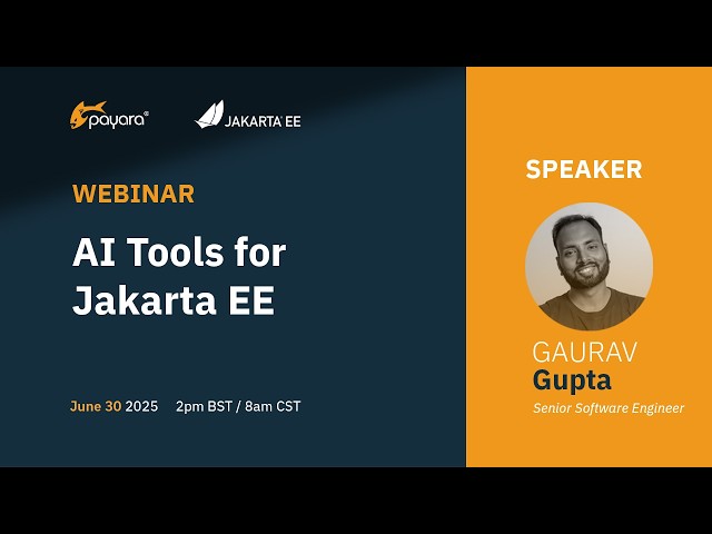Webinar: AI Tools for Jakarta EE