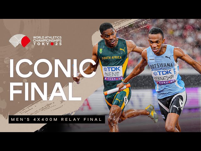 Botswana claims gold on the line in the men's 4x400m | World Athletics Championships Tokyo 25