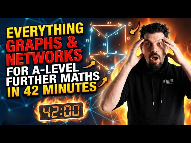 Everything Graphs & Networks for A-level Further Maths in 42 Minutes