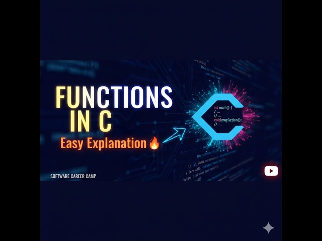 C Functions |Class-5 | C Programming Tutorial