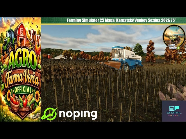 Farming Simulator 25 Mapa: Karpatský Venkov Sezóna 2026  75*
