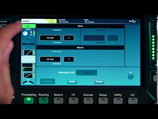 Using Insert Effects with Allen & Heath SQ Series (SQ5, SQ6, SQ7)