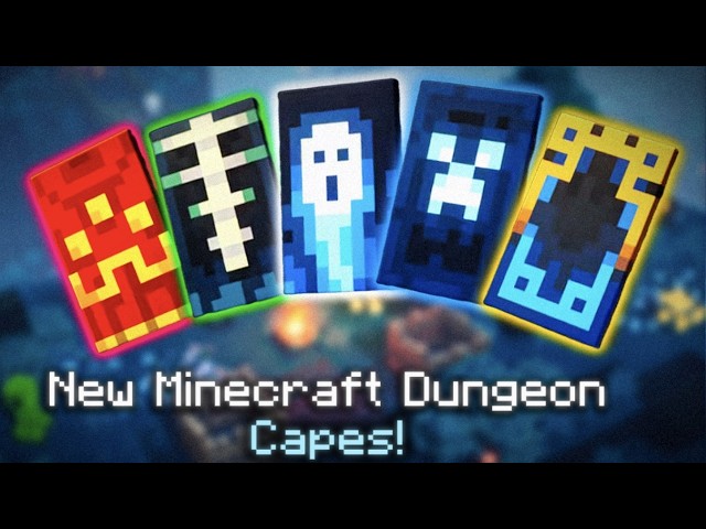 Minecraft Dungeons Capes are coming to JAVA!
