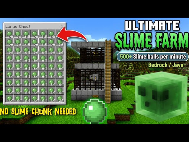 The EASIEST Slime Farm (No Slime Chunks Needed!)