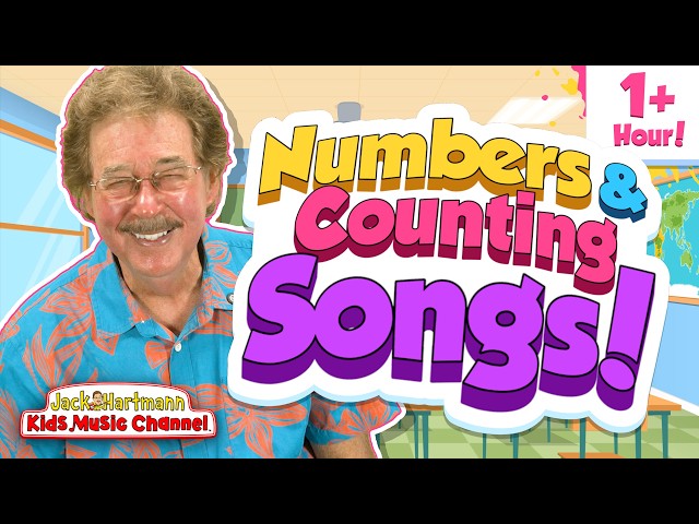Make Your Brain And Body Strong With Number and Counting Songs! | Over One Hour! | Jack Hartmann
