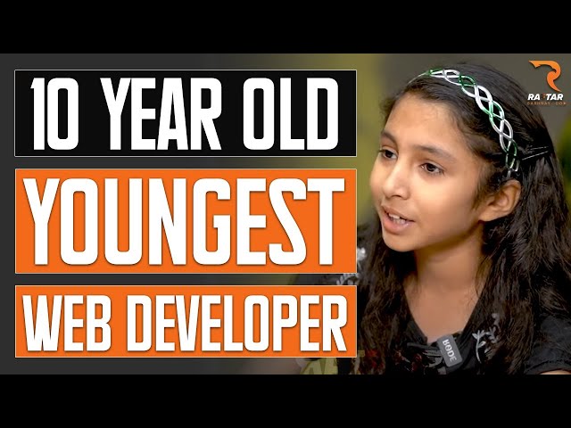 Amna Shahzad 10 Years Old Youngest Web Developer in Pakistan | Raftar Podcast