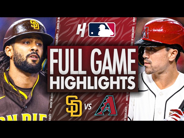 San Diego Padres vs. Arizona Diamondbacks - RESUMEN COMPLETO DEL JUEGO 🔥 4 de agosto de 2026 Temp...