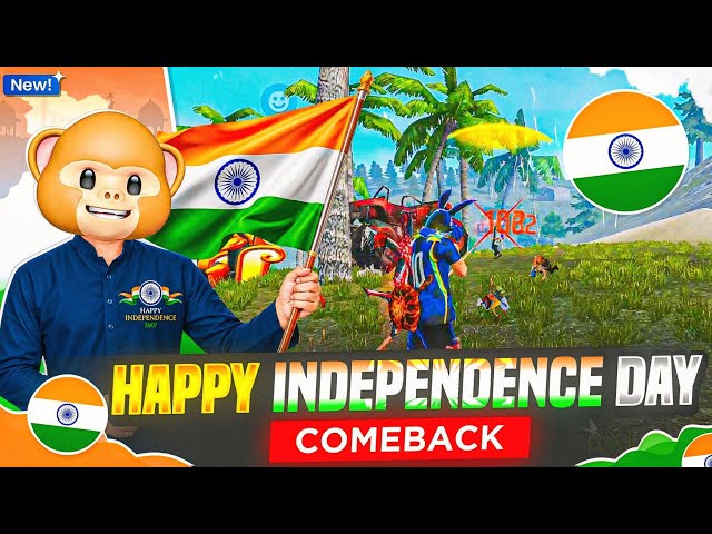 Happy 80th Independence Day Dallings✊️🔥❤️ || @funwithsrbyt || #freefire #srb #scb #comeback #aug15th