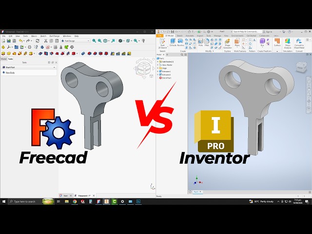 freecad vs autodesk inventor | Feature by Feature Comparison