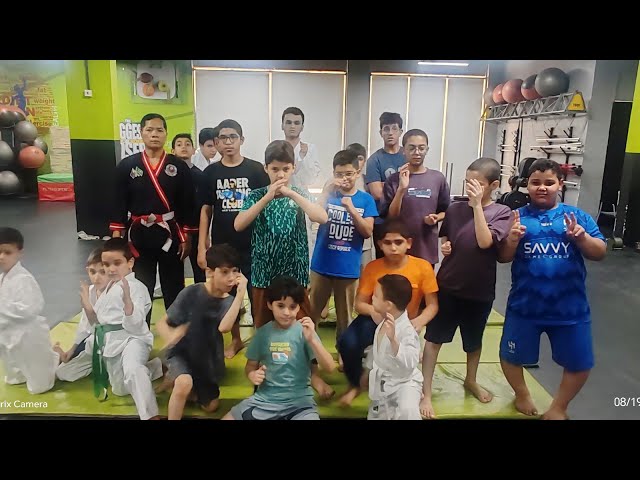 lupo mabunga vlog karate kids tutorial training day live KSA Saudi Arabia 19/8/2026