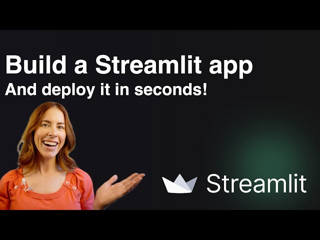 Build and deploy a Streamlit application on Koyeb in seconds