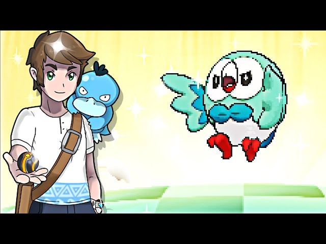 Live Shiny Rowlet After 1162 Eggs Via Masuda Method - Pokemon Sun & Moon