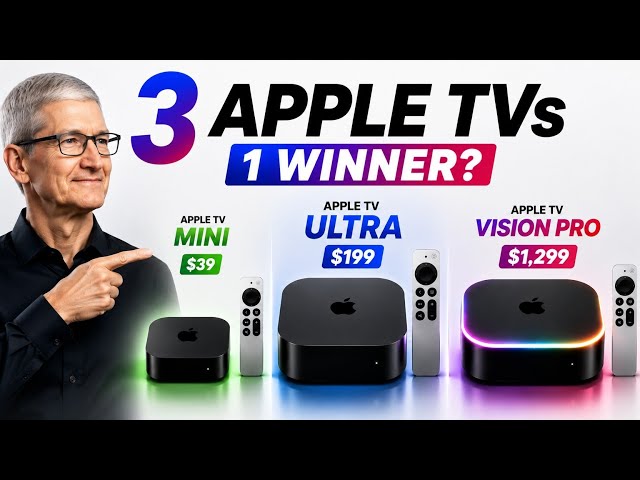 Apple TV 2026: Mini vs Ultra vs Vision Pro — Which One Makes Sense? Which to Buy?