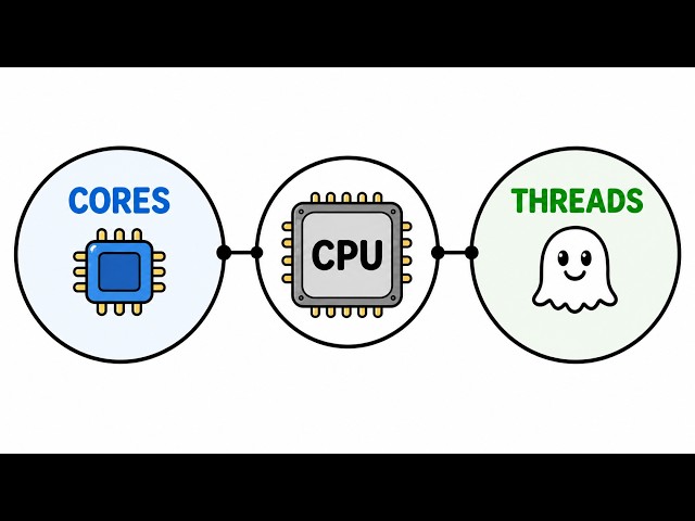 CPU Cores vs Threads differences explained