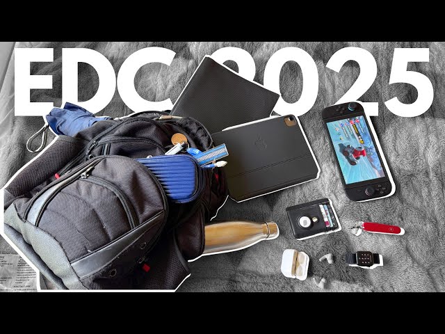 My Student Everyday Carry Tech for 2025 + What's In My Backpack!