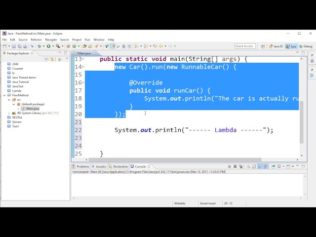 Lambda Expression شرح