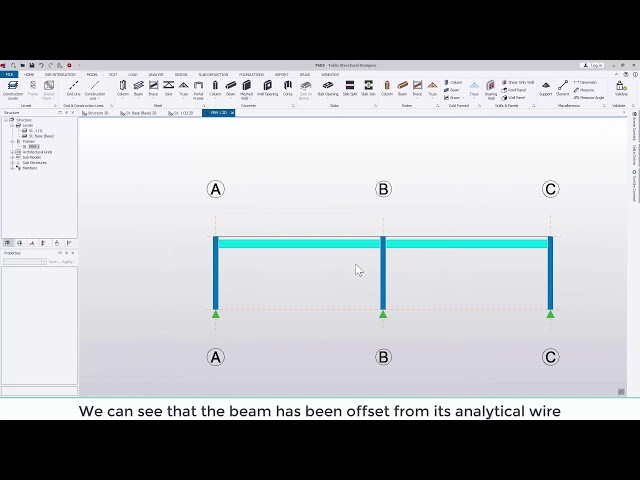 Tekla Structural Designer 2020 - Quick start 1 - Getting started with a simple frame