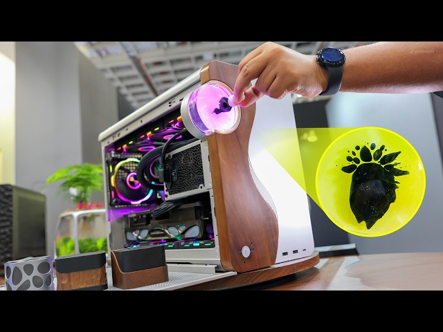 This is the "Anti-AI" PC Case of the future - Amiiba // Computex 2026