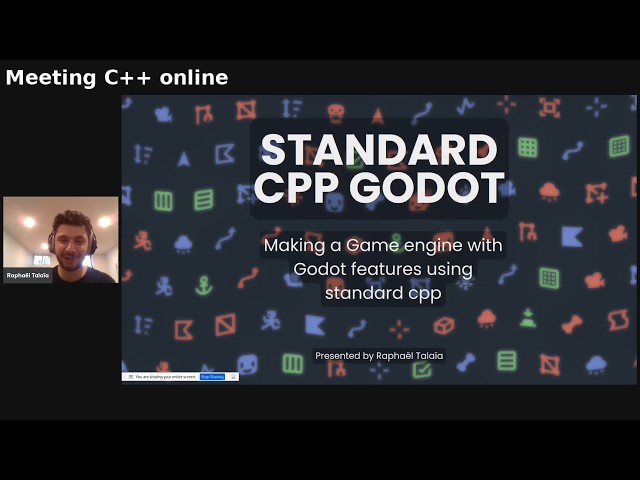 Making a Game engine with Godot features using standard C++ - Raphaël Talaïa