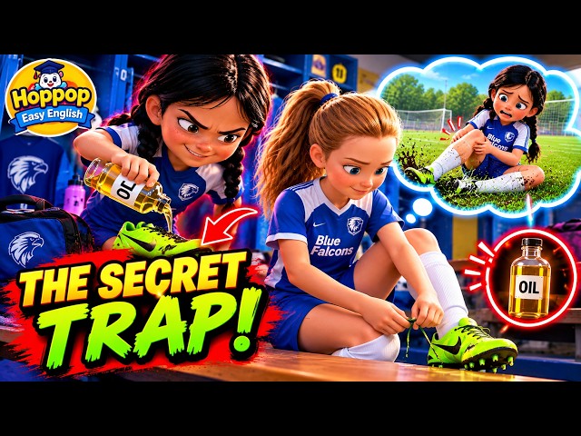 Chloe Put OIL on Emma’s Cleats… Just to GET ON THE FIELD?! 😱⚽ | Slow English (Level A2)
