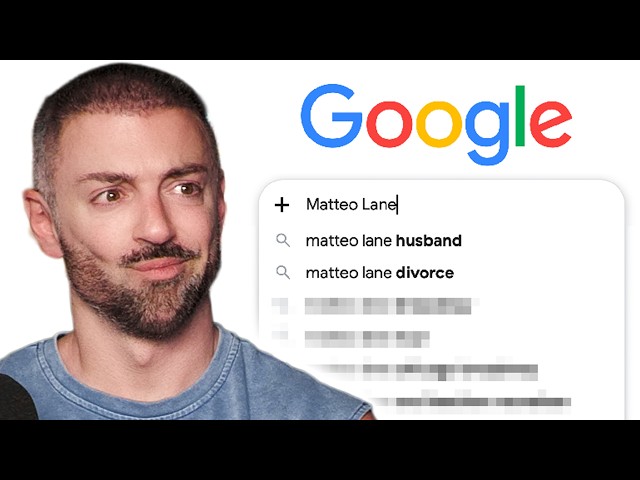 Matteo Lane Googles Himself
