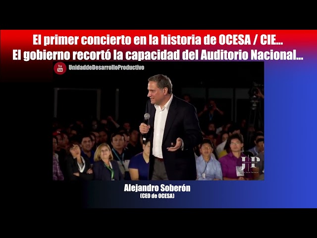 The First Concert in OCESA History | Alejandro Soberón