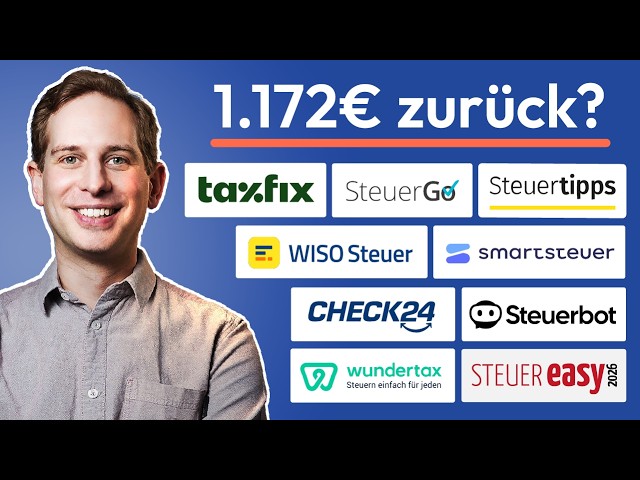 Was taugen Taxfix, Smartsteuer, WISO, Check24? Beste Steuer-Apps & Programme! | Steuererklärung 2025