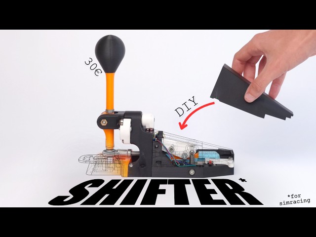 Construyendo una PALANCA de cambios Sim Racing impresa en 3D PREMIUM 🏎️ Guía de montaje, código A...