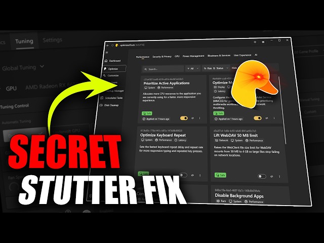 THIS One App Eliminates GPU Stutter & Fix Latency (optimizerDuck)