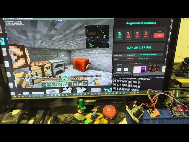 Connecting Minecraft Redstone to Real Hardware (Arduino + ESP32)