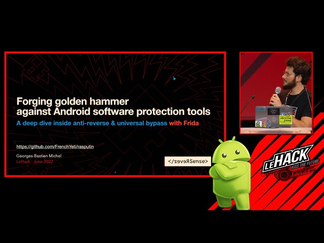 🇫🇷 Forging golden hammer against Android software protection tools - Georges Bastien Michel