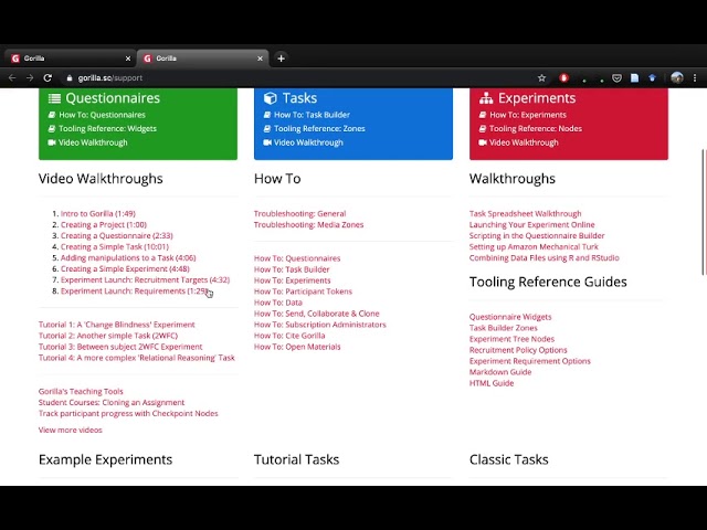 Creating An Experiment In Gorilla From Start To Finish