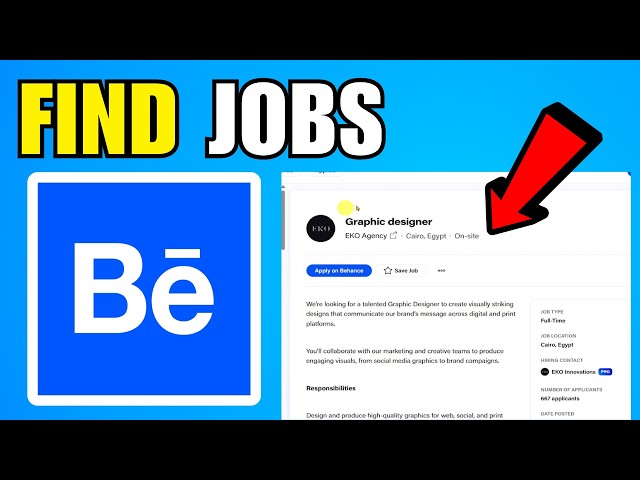 How To Find Jobs On Behance (2026) (Complete Guide)
