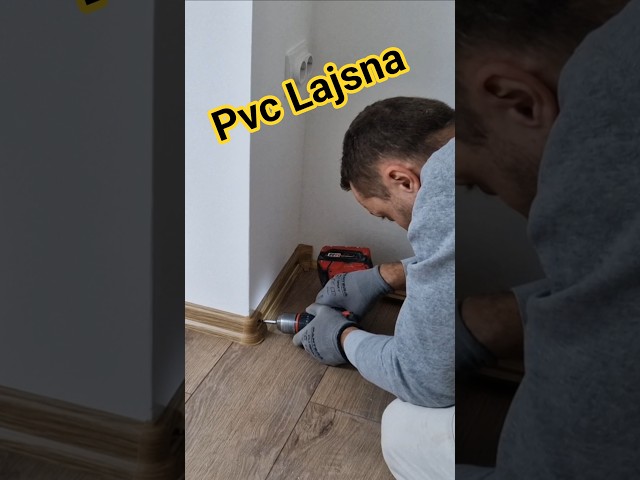 Kako Postaviti PVC Lajsnu Za Laminat #uradisam #diy #laminat #lajsna #robiladcikad #renoviranje