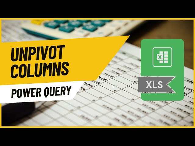 Unpivot Data in Excel - Power Query Basics Tutorial
