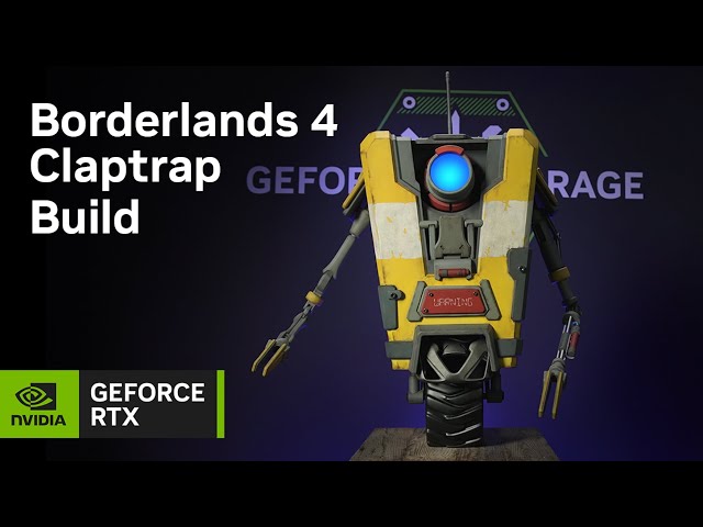 GeForce Garage - Borderlands 4 Claptrap by RandomDesign