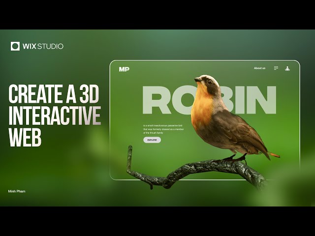 Create a 3D interactive website with Wix Studio