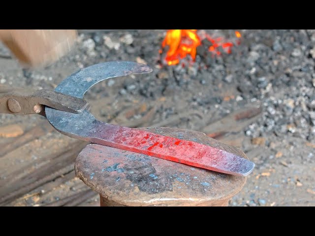 Amazing Process Making a Knife From Rusty cycle Excel