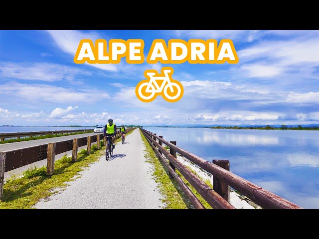 Grado to Palmanova 🌿Alpe Adria Cycleway FVG1 | Spring Bike Ride | ASMR POV