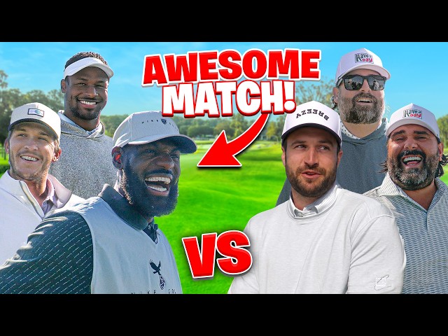 Our Epic Golf Match With LeBron James, Austin Reaves And Bronny James