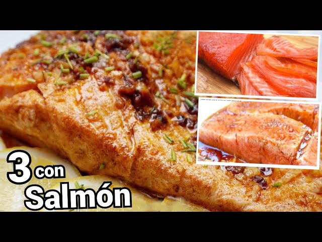 3 AMAZING WAYS TO COOK SALMON 🍣😋 EASY and QUICK (THE 3 BEST recipes)