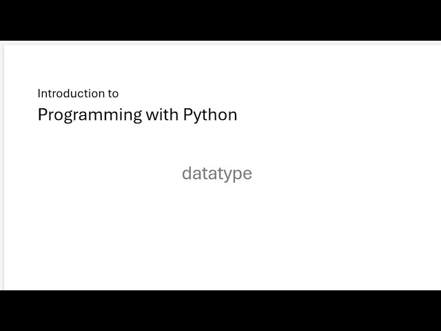 Python Programming (Part 3) – Lecture 1 | Strings, Integers & Simple Calculator
