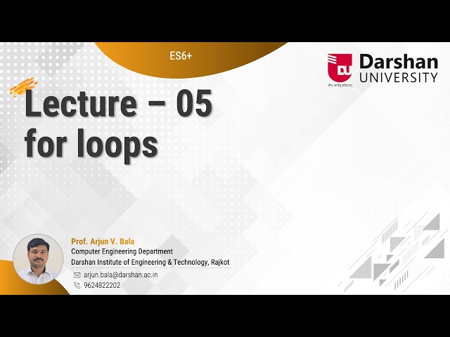 ES6+ Part 05 - For Loops in ES6