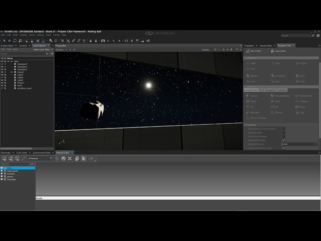CRYENGINE 5 Space Level Tutorial 03