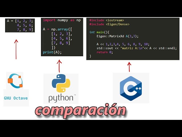 A first comparison of Octave with Python and C++