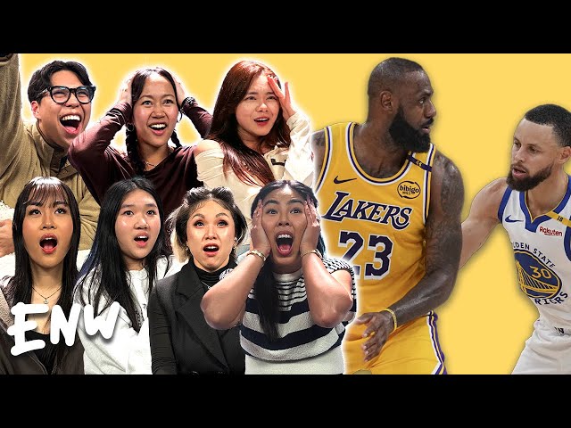 Asians React to Crazy NBA Moments For The First Time!