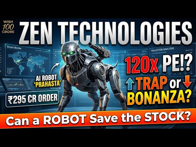 Zen Tech Share में क्या होने वाला है❓ AI Robot 'Prahasta' और ₹295 Cr का Mega Order😱