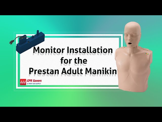 How to Install a Monitor into the Prestan Adult Manikin