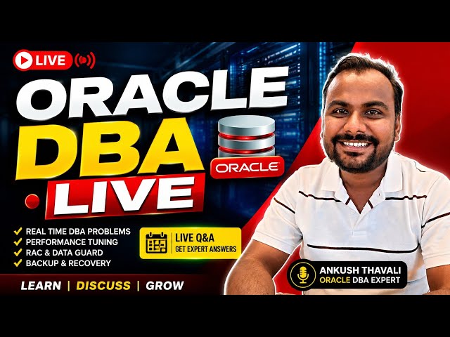 Oracle DBA Live with Ankush Sir | Learnomate Technologies