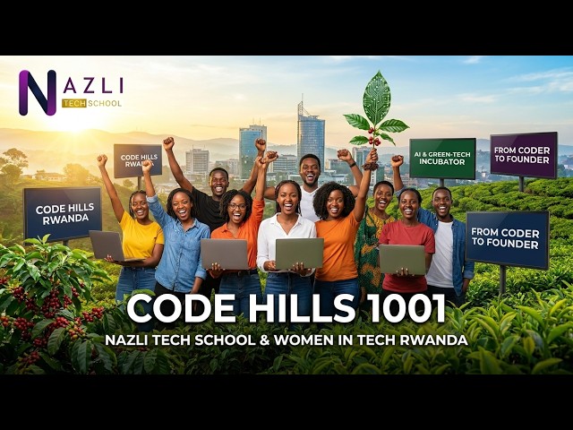 From Coder to Founder: Nazli Tech School & Women In Tech Launch Code Hills 1001 Rwanda! #ai #learn